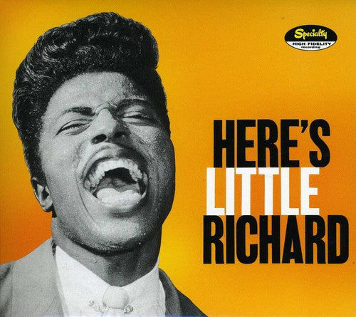 the album cover for Little Richard - Here's Little Richard
