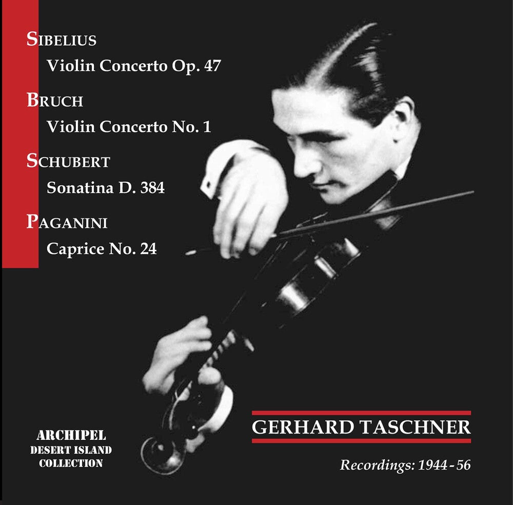 the album cover for Sibelius / Bruch / Schubert / Taschner - Violin Concerto