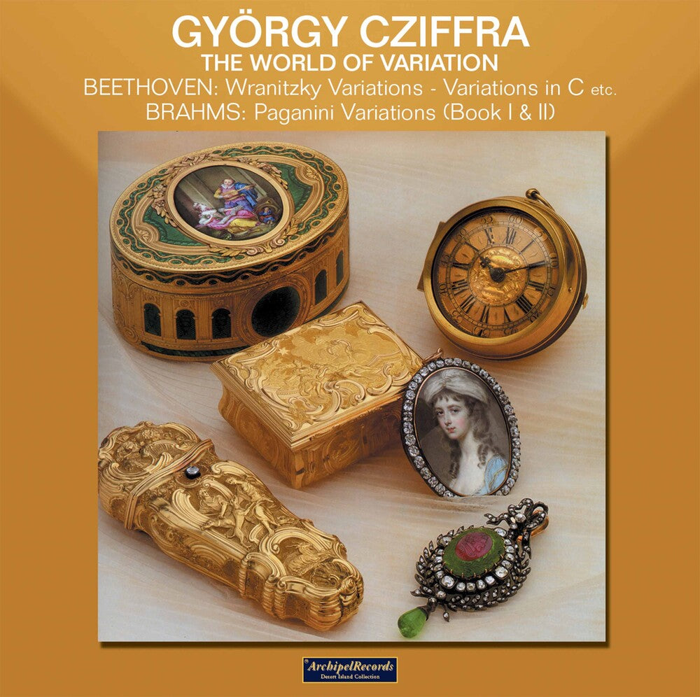 the album cover for György Cziffra - World of Variation