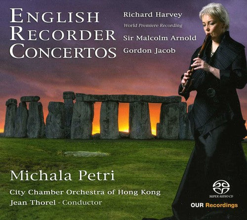 the album cover for City Chamber Orchestra of Hong Kong - English Recorder Concertos