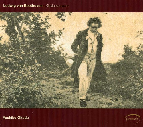 the album cover for Yoshiko Okada - Piano Sonatas