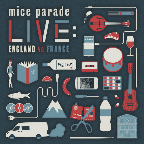 the album cover for Mice Parade - Live: England Vs France