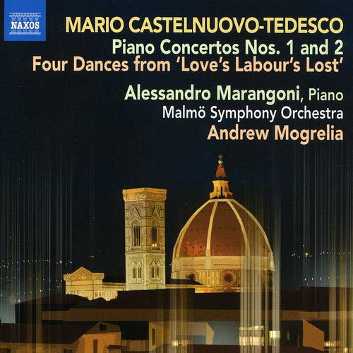 the album cover for Alessandro Marangoni - Piano Concertos 1 & 2