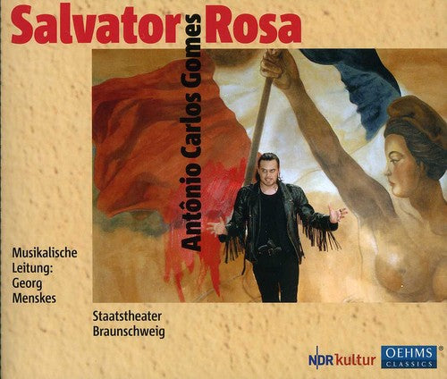 the album cover for Georg Menskes - Salvator Rosa