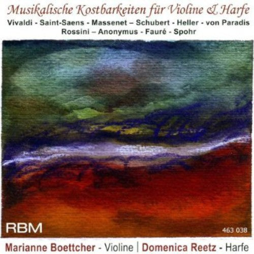 the album cover for Boettcher/Reetz - Pieces for Harp & Violin