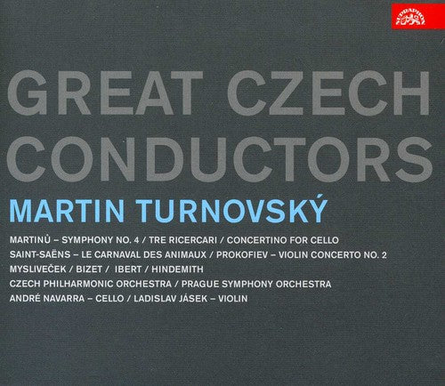 the album cover for Ladislav ?erný - Great Czech Conductors: Martin Turnovsky