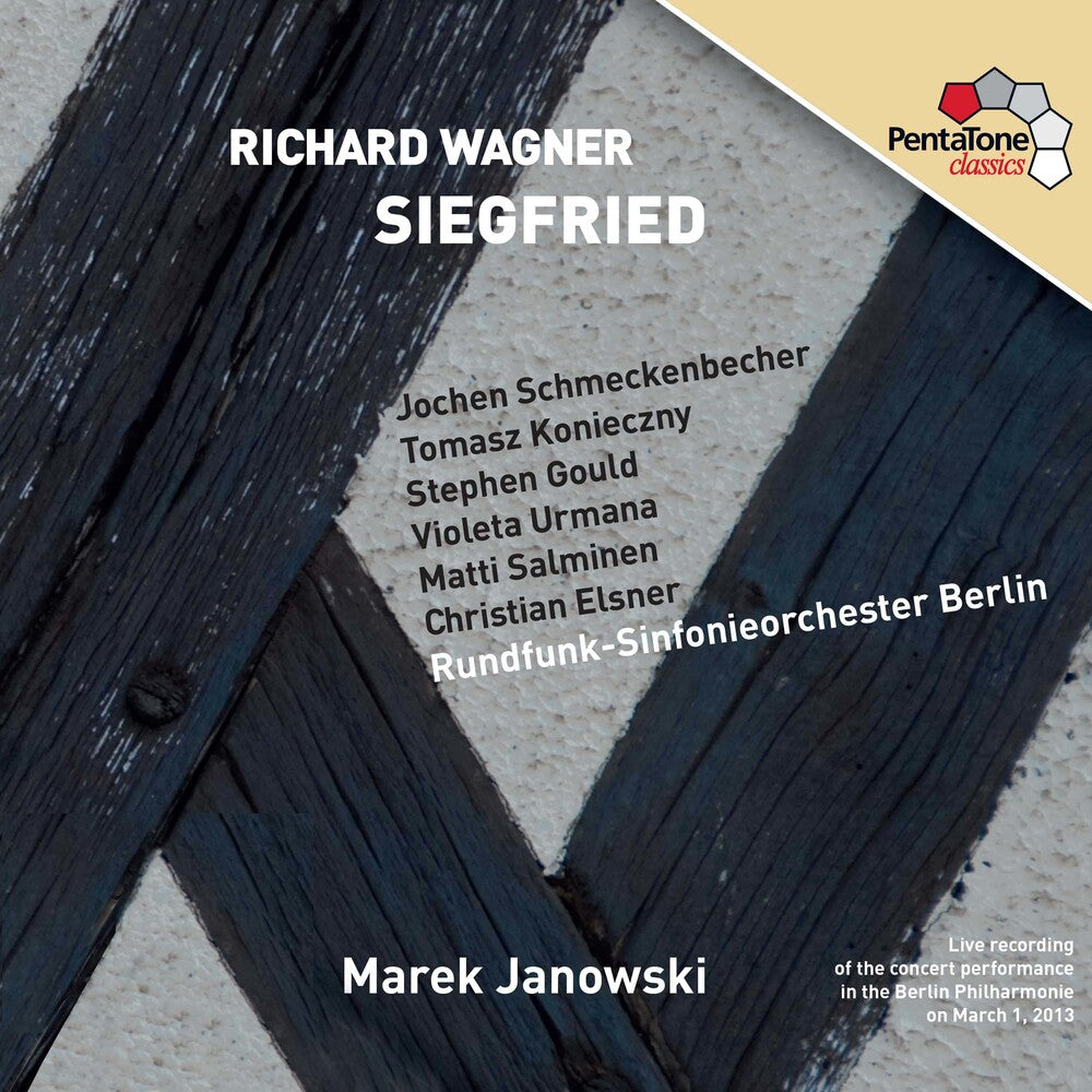 the album cover for Marek Janowski - Siegfried