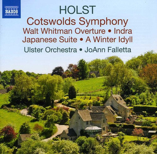 the album cover for Joann Falletta - Cotswolds Symphony & Walt Whitman Overture