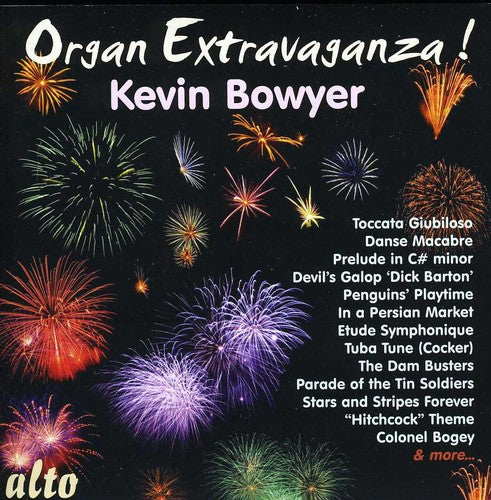 the album cover for Kevin Bowyer - Organ Extravaganza