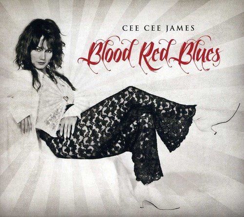 the album cover for Cee James Cee - Blood Red Blues