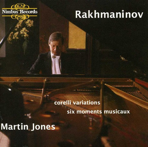 the album cover for Rachmaninov / Jones - Corelli Variations