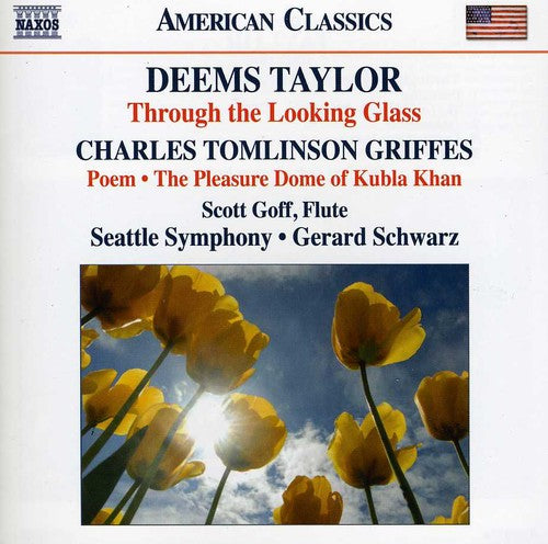 the album cover for Gerard Schwarz - Through the Looking Glass & Griffes / Poem