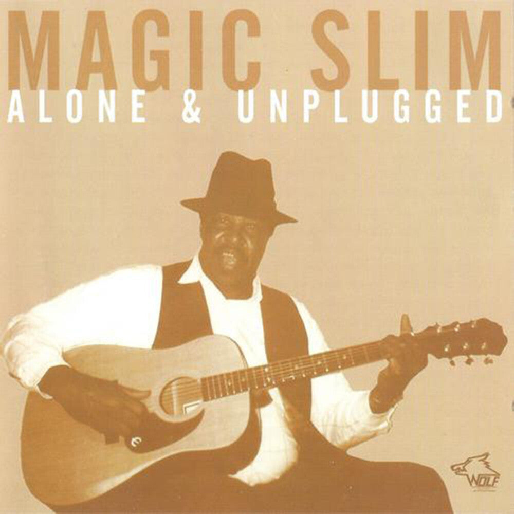 the album cover for Magic Slim - Alone & Unplugged