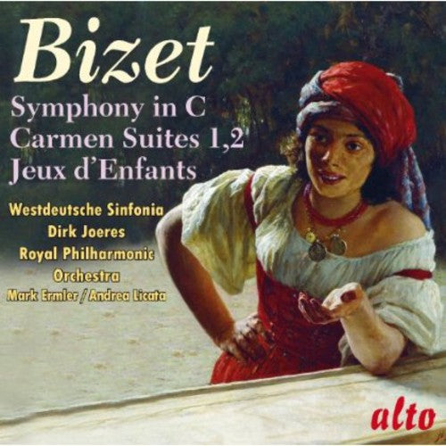 the album cover for Westdeutsche Sinfonia - Symphony in C / Carmen Suites 1 & 2