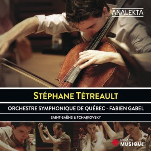 the album cover for Stéphane Tétreault - Roccoco Variations / Cello Concerto No 1