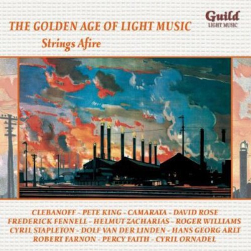 the album cover for Robinson / Gershwin / Felicidade / Fennell - Strings Afire