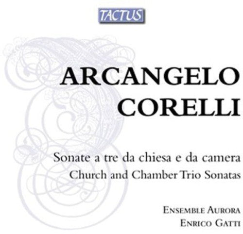 the album cover for Ensemble Aurora - Church & Chamber Trio Sonatas Op 1-4