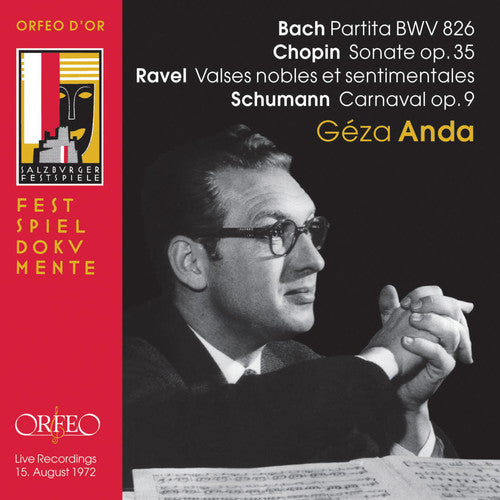 the album cover for Geza Anda - Partita 2