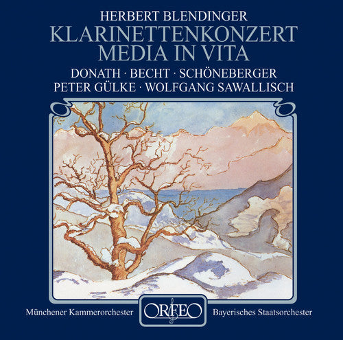 the album cover for Blendinger / Schoneberger / Donath / Becht - Klarinettenkonzert