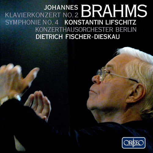 the album cover for DIETRICH FISCHER-DIESKAU - Klavierkonzert No 2 / Symphonie No 4