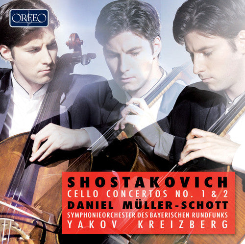 the album cover for Shostakovich / Muller-Schott / Kreizberg - Ctos for Cello & Orchestra