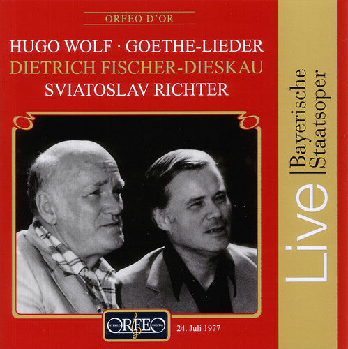 the album cover for DIETRICH FISCHER-DIESKAU - Goethe Lieder