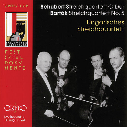 the album cover for Hungarian Quartet - Live Recording: Mozarteum August 14 1961