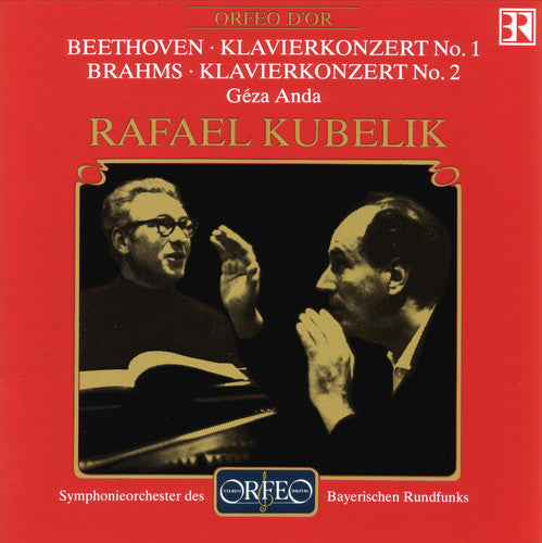 the album cover for Geza Anda - Klavierkonzerts Nos. 1 and 2