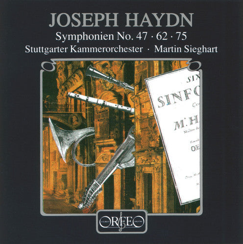 the album cover for Sieghart - Symphonies 47, 62 & 75