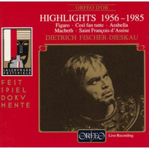 the album cover for Mozart / Strauss / Fischer-Dieskau / Swallisch - Highlights 1956-1985