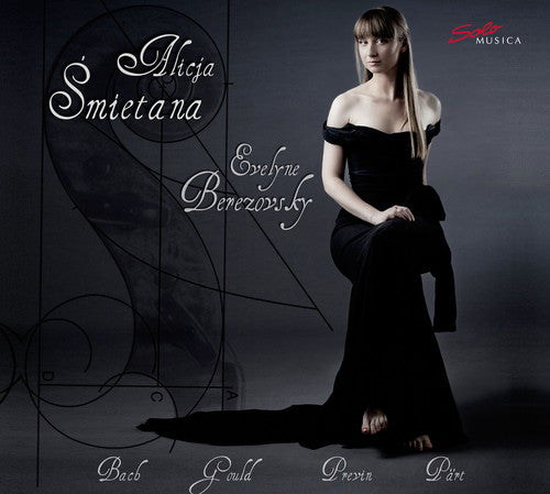 the album cover for Evelyne Berezovsky - Works By Bach & Gould & Previn & Part