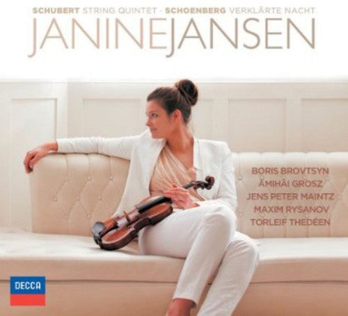 the album cover for Janine Jansen - Schubert & Schoenberg