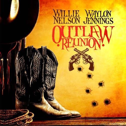 the album cover for Waylon Jennings - Outlaw Reunion