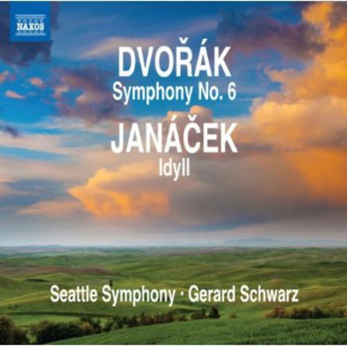 the album cover for Gerard Schwarz - Symphony 6 / Idyll