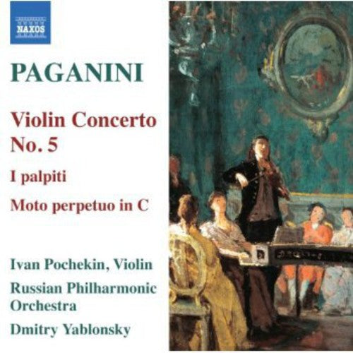 the album cover for Ivan Pochekin - Violin Concerto 5 / Perpetuum Mobile