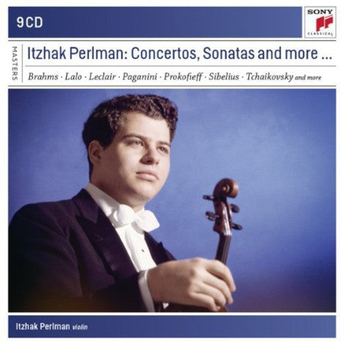the album cover for Itzhak Perlman - Plays Concertos & Sonatas