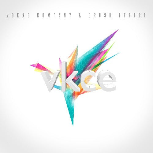 the album cover for Vokab Kompany & Crush Effect - Vkce