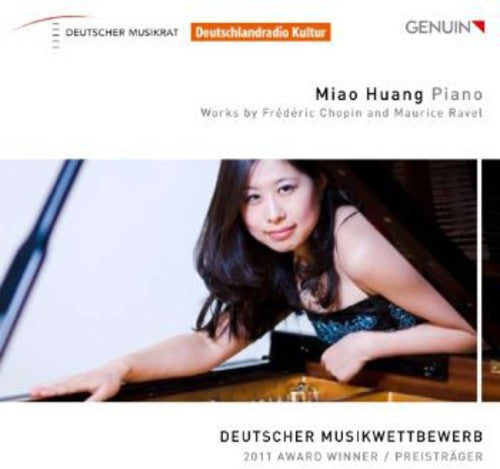 the album cover for Miao Huang - Works By Frederic Chopin & Maurice Ravel