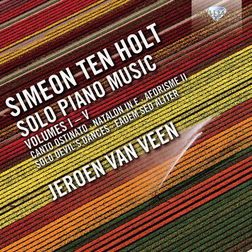 the album cover for Ten Holt / Van Jeroen Veen - Solo Piano Music 1-5