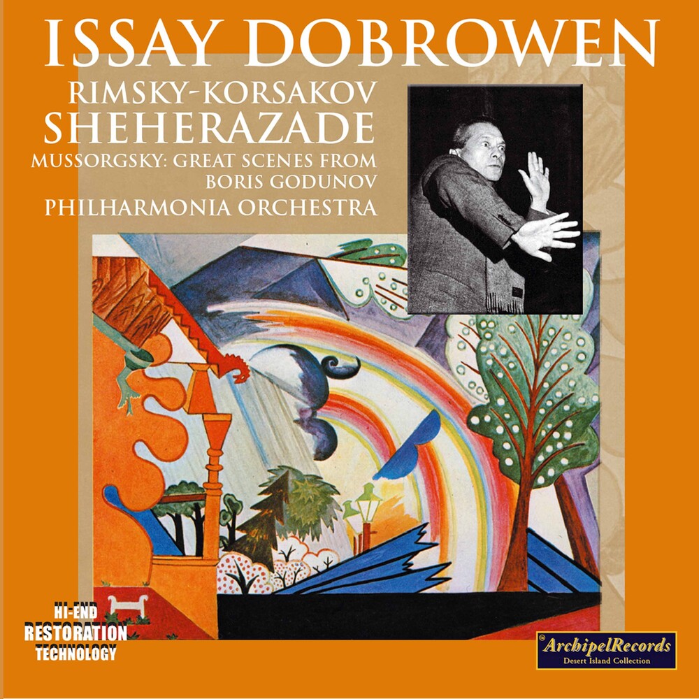 the album cover for Korsakov / Dobrowen - Sheherazade Mussorgsky Boris