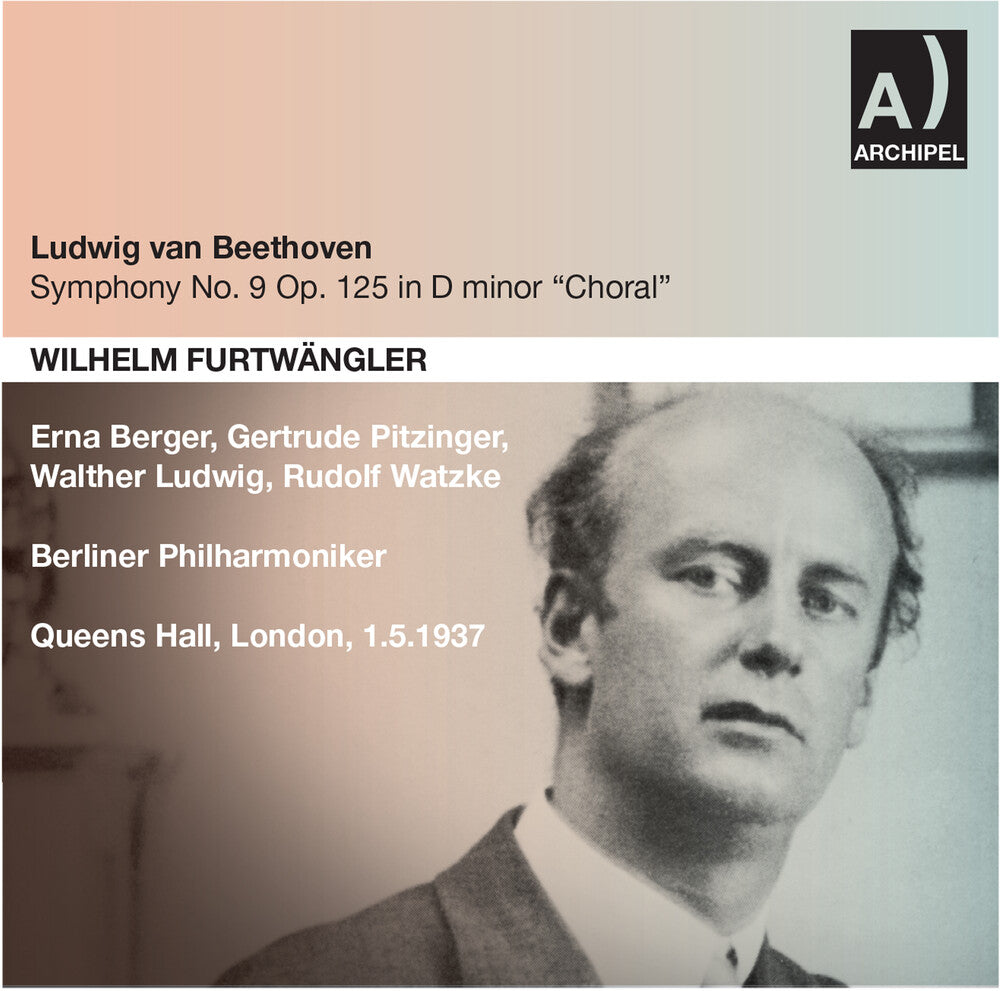the album cover for Berlin Philharmonic Orchestra - Sinfonie 9 / London 1937