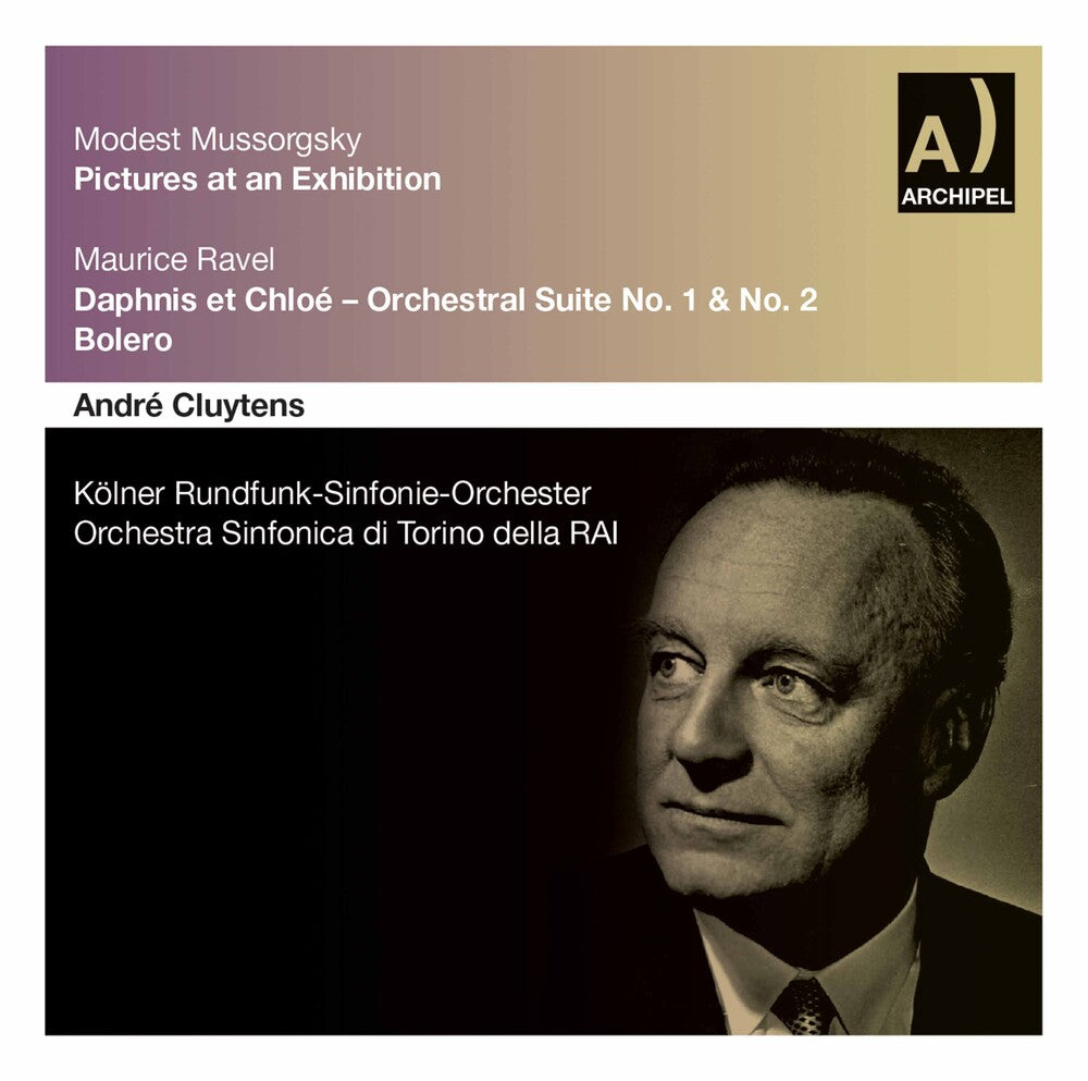 the album cover for André Cluytens - Bilder Einer Austellung Ravel