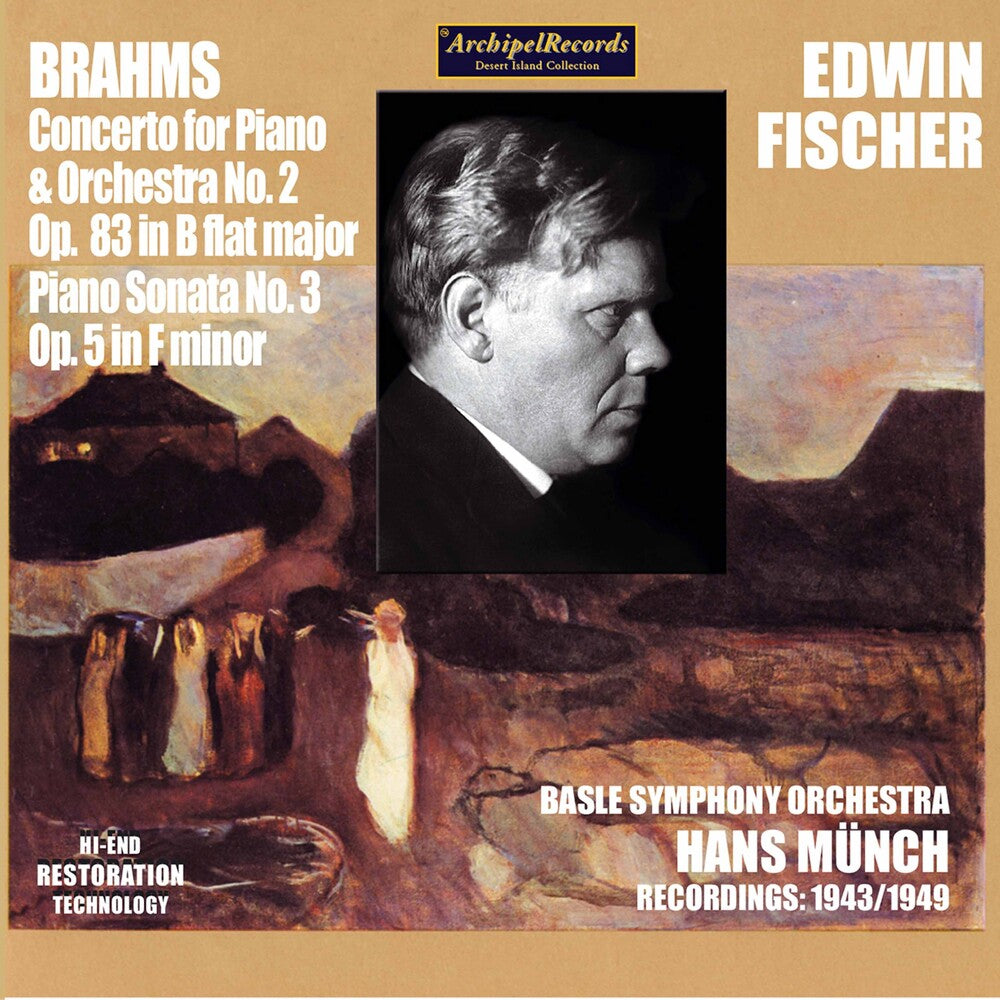 the album cover for EDWIN FISCHER - Klavierkonzert 2 Basler