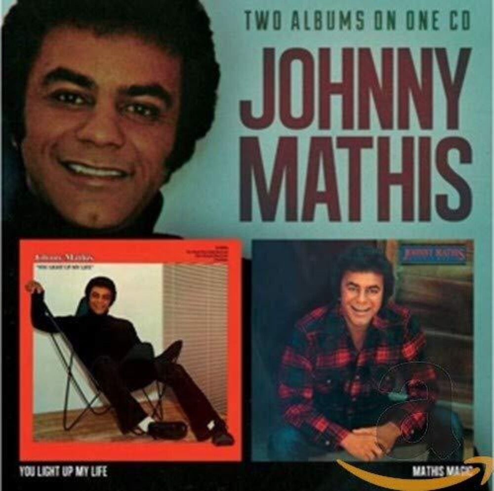 the album cover for Johnny Mathis - You Light Up My Life / Mathis Magic