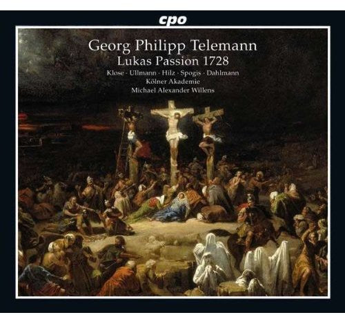 the album cover for J. Mattheson - Lukas Passion 1728