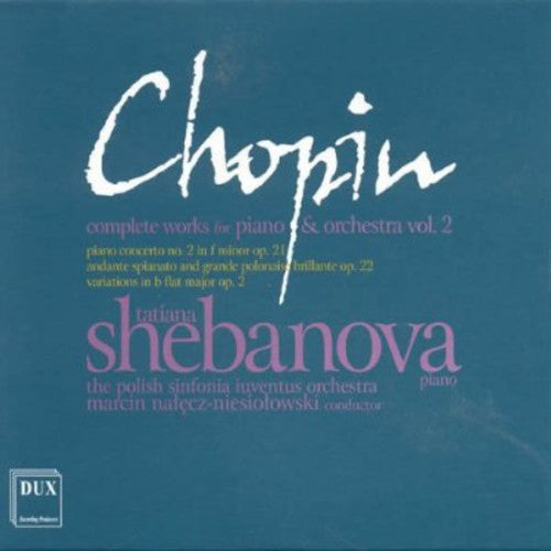 the album cover for Tatiana Shebanova - Complete Works for Piano & Orchestra 2