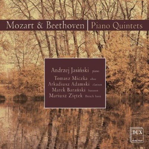 the album cover for Mozart / Jasinski / Miczka / Adamski - Piano Quintets