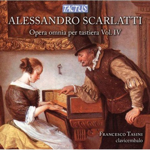 the album cover for Francesco Tasini - Complete Keyboard Works Iv