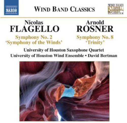 the album cover for David Bertman - Symphony No. 2: Sym of the Winds / Symphony No. 8