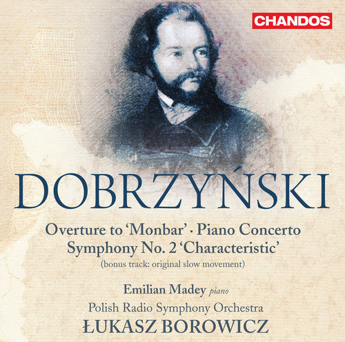 the album cover for Polish Radio Symphony Orchestra - Symphony No. 2 Characteristic / Overture to Monbar